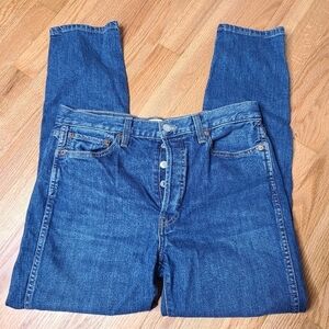 RE/DONE Originals Size 30 Button Fly High Rise Jeans
